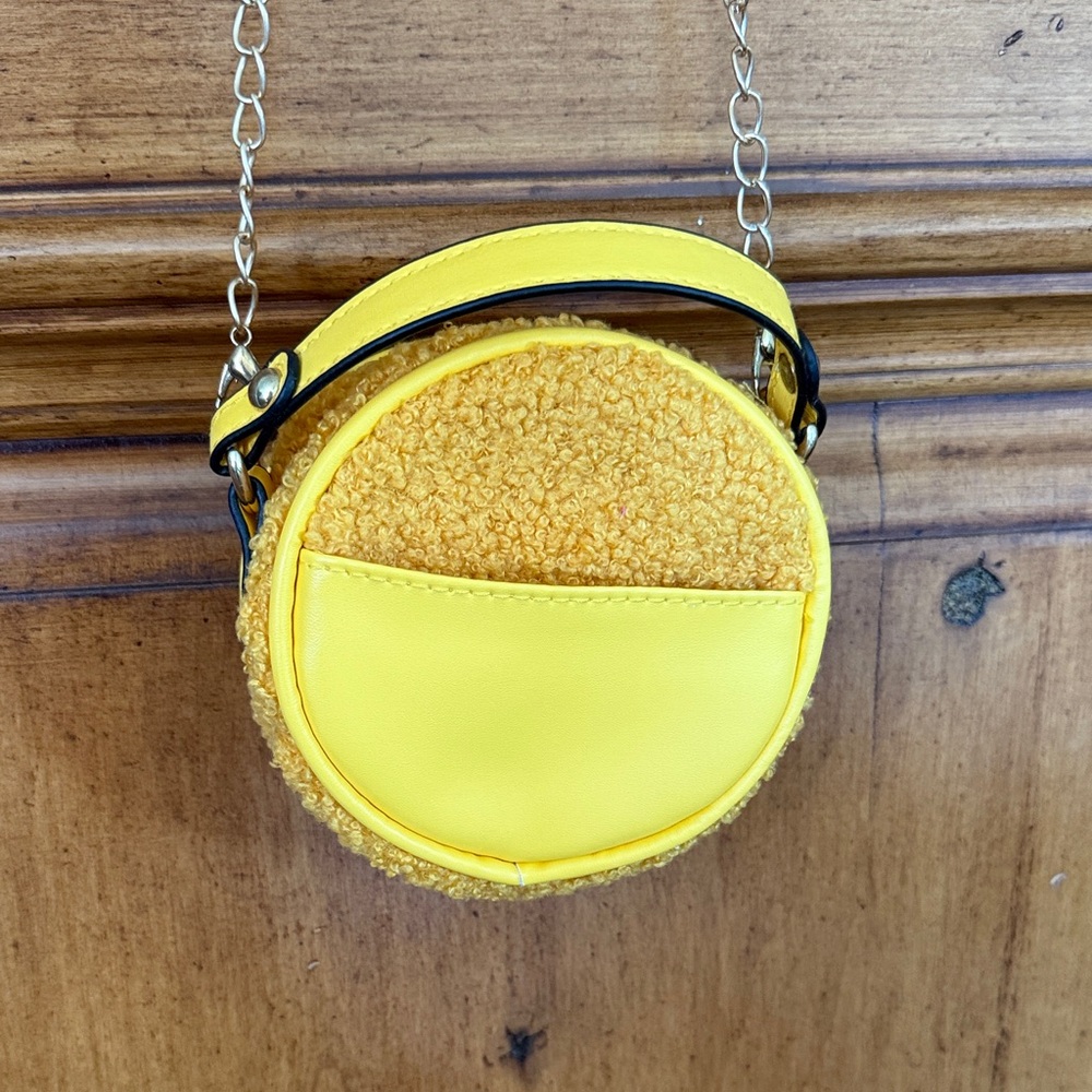 Yellow Smiley Face Crossbody Bag - Picture 3 of 6